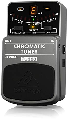 Behringer CHROMATIC TUNER TU300 Ultimatives Stimmgerät für Gitarre/Bass