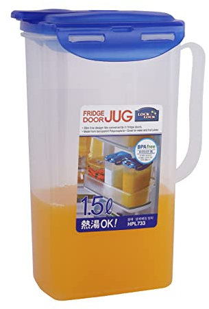 Lock & Lock HPL733 - Jarra de plástico con tapa (1,5 litros)