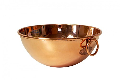 Copper Garden ø24 cm Schlagschüssel aus Kupfer | 2,8 Liter Rührschüssel