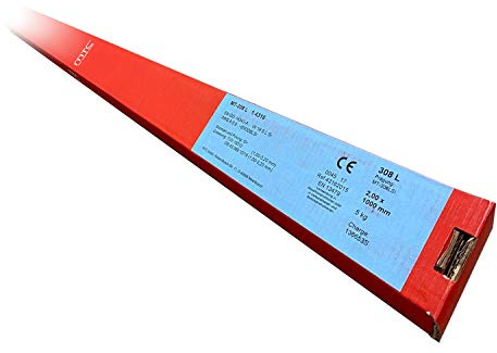 1kg 1.5125 WSG2 Schweißstäbe/Drahtelektoden mit 1,0 mm x 1000 mm Ø für Stahl und niedriglegierte Stähle WIG/TIG Schweißen