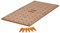 Bora Centipede CK22TM - Mesa de Banco de Trabajo para Caballos de Sierra Bora Centipede - 24 x 48 Pulgadas - Incluye Parte Superior de Madera con Agujeros para Perros de 20 mm + 6 Asas de Bloqueo de