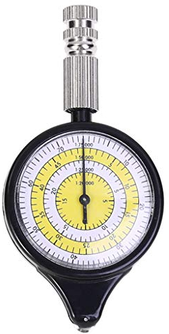 Ocobudbxw Carte télémètre odomètre Multifonction Boussole curvimètre Sport d'escalade en Plein air