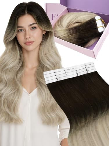 Fshine Extensiones Pelo Natural Adhesivas 50g 40cm | DiseñAda Pensando En Estilistas Y Peluqueros Profesionales, Extensiones Pelo Natural Adhesivas