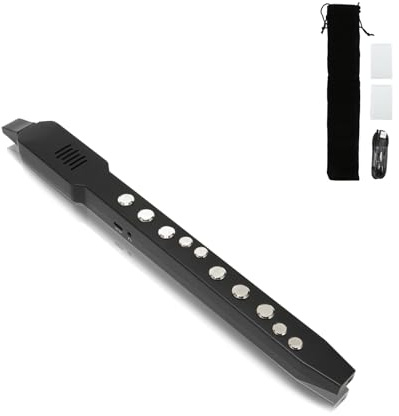 Mini Saxophone, Digital Wind Instrument, Rechargeable Wind Instrument, Mini Electronic Wind Instrument Set, Built in 2W HiFi Speaker, with 12 Accompaniments, for Student,