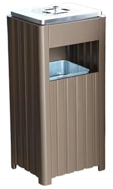 Standaschenbecher Kommerzieller runder Aschenbecher mit großer Kapazität, Ascheeimer, Hotellobby, Aufzug, Eingangskorridor, vertikaler Ascheeimer, Aschenbecher, Feuerlöscher, Mülleimer Aschenbecher Ou
