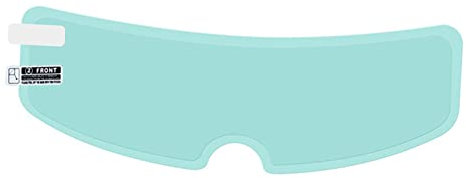 Mulcort Pellicola impermeabile per casco da moto, pellicola protettiva universale per la pioggia e la nebbia, trasparente, protezione per la visiera