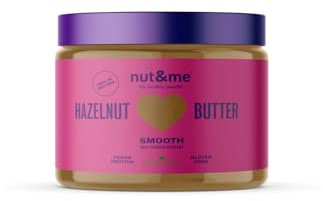 Crema de avellanas tostadas sin azúcares añadidos 300 gr nut&me | 100% Avellanas | Sin Gluten, sin aditivos | Vegano | Sabroso y cremoso | sin aceite de palma