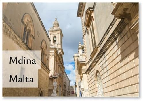 Calamita da frigorifero The Streets of Mdina Malta