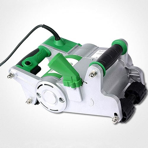 Wall Grooving Machine 1100W 25/35 mmElectric Brick Wall Chaser Handheld Channels Cutter Concrete Cutting Machine Slotting Machine for Cutting Slotting Marble Concrete Grooves