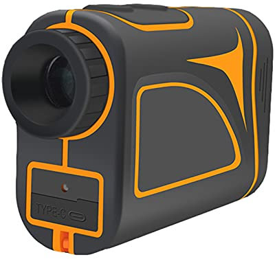 PENGSHAO Telemetro da Golf, ingrandimento 6X, precisione ±1 Yard, telemetro con Blocco Bandiera e Vibrazione, legale per tornei, telemetro da Golf con Pendenza,1000m