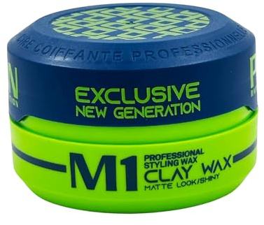 Pion Black Edition M1 Clay Professional Hair Styling Wax 150 ml - Argile Mate Professionnelle Cire Coiffante Professionnelle