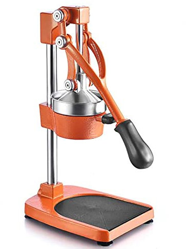 Exprimidor De Cítricos Profesional,Exprimidor Manual De Hierro Fundido Resistente para Uso Comercial, Exprimidor De Jugo De Naranja De Acero Inoxidable para Limón Lima Y Granada(Orange)
