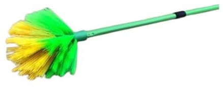 Synx Tools - Rage Ball avec Manche télescopique 110/210 cm – Plumeau Rood/Geel