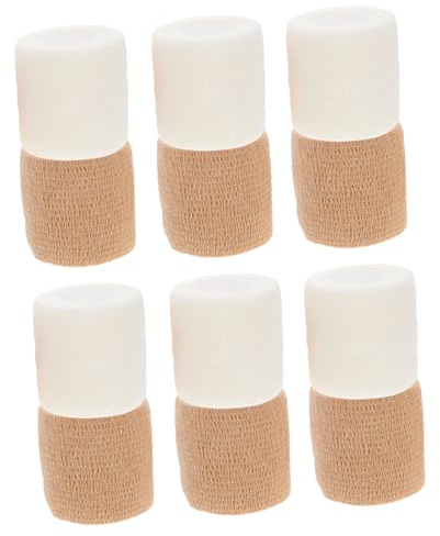 TOPPERFUN 12rollen Selbstklebendes Elastisches Band für Verbandszwecke bei Haustieren und Sportverletzungen