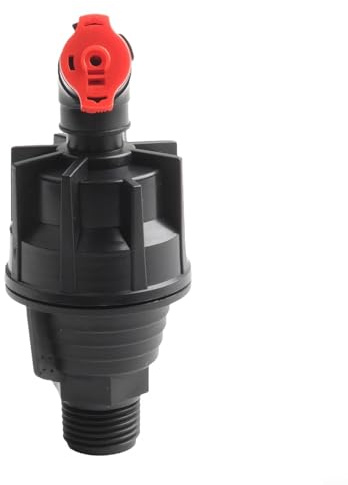 Besttoolifes Irrigatore rotante da 1/2 pollice, spruzzatore per irrigazione del prato regolabile a 360 gradi con punta in metallo e materiale ABS per irrigazione da giardino, spray agricolo