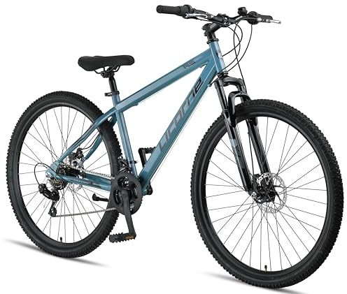 Licorne Bike Thunder Premium Mountainbike in 20, 24, 26, 27.5 und 29 Zoll Fahrrad für Mädchen Jungen Herren und Damen Discbremse