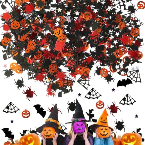 Confeti De Mesa Halloween Decoración Dispersa Para Mesa De Temporada