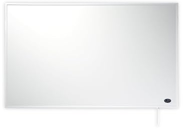 Könighaus Infrarotheizung - 600 Watt im Querformat (Kabelausgang unten) - Inkl. TÜV SÜD & 5 Jahren Garantie - Doppelter Überhitzungsschutz - Wärmt in 2 Minuten = Energiesparend - Infrarot Wandheizung