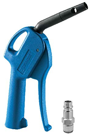 AUPROTEC Druckluft Ausblaspistole, mit OSHA Venturi Düse, Sicherheits Druckluftpistole mit Stecker