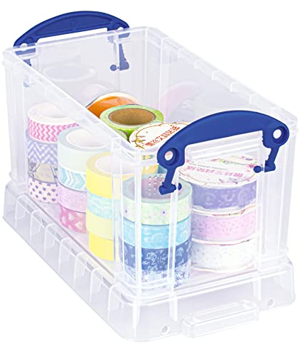 Really Useful Box Plastic Storage 2.1 Litre Clear