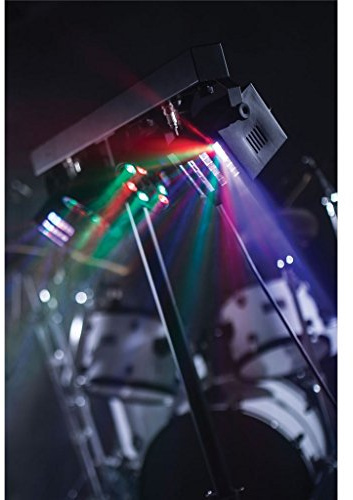 QTX | Derby FX LED Party Bar | All In One Disco Stage Band DJ Lighting System