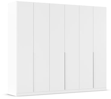Rauch Möbel Alabama, Kleiderschrank, Farbe Weiß, Breite 271 cm | Schrank, 6-türig, Zubehör Classic, für Schlafzimmer, Kinderzimmer, Garderobe, Flur