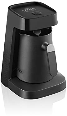 Arzum OK0013-K Okka Jet Automatic Turkish Coffee Machine, 400 W, Black/Chrome