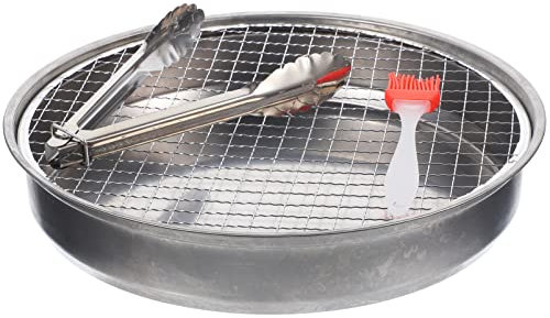 Kichvoe Holzkohlegrill Mit Deckel Tragbarer Outdoor-grill Für Camping Mini-bbq-grill Aus Edelstahl Kompakter Campinggrill Für Draußen