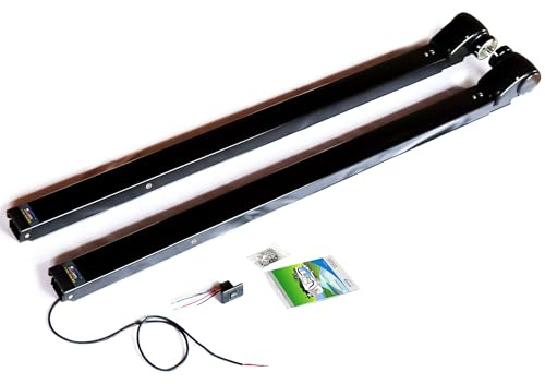 RVeaves Electric RV Awning 12V Universal Arm Hardware Kit for 5th Wheel RVs, Travel Trailers and Motorhomes, Black Wall Mount Size 69inches