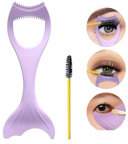 Hpbaggy Eyeliner Schablone,Wimperntusche Hilfe,3 in 1 Eyelashes Tools Mascara Shield Applicator Guard,Mascara Schablone Wiederverwendbarer,für Damen,Mädchen,Anfänger | Mascara Shield Applicator Guard,Mascara Schablone Wiederverwendbarer,für Damen,Mädchen,Anfänger