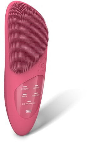 RoseFlower Brosse Nettoyante Visage, Exfoliant pour le Visage en Silicone pour Hommes et Femmes - IPX7 étanche - pour le Visage pour un Nettoyage en Profondeur, L'élimination des Points Noirs