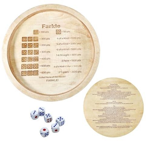 Rollwürfelbrett – Würfelspielbrett, Würfelbrett | Rundes Würfeltablett aus mit Würfeln, Brettspielwürfelhalter, rundes Würfelbrett aus , für die Nacht
