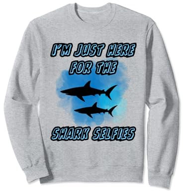 Tauchen mit Haien Haitauchen Haitaucher shark diving Sweatshirt