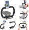 Laven & Ivory Poignée stabilisateur pour appareil photo reflex numérique et caméras d'action – Stabilisateur d'enregistrement vidéo avec poignée en mousse antidérapante, support compatible avec GoPro,
