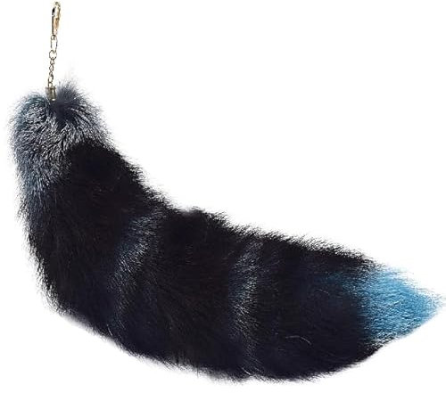 Nocyclonic Fuchsschwanz Anhänger fox tail Fuchsschwanz Anhänger etwa 43cmFuchsschwanz-Schlüsselanhänger, Anhänger, Frauen, Schlüsselanhänger, Pompoms, Schlüsselanhänger (I)