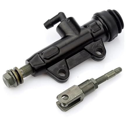 WXOSET Geländewagen-Hauptbremszylinder hinten for Motorrad und ATV, kompatibel mit Bajaj Pulsar 200NS, hydraulische Hinterradbremspumpe