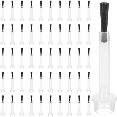 TRKETK 50 Piezas Kit de Pinceles de Repuesto para Uñas, Cepillo De Cerdas Suaves Para Esmalte De Uñas Juego De Cepillos Para Esmalte De Uñas Cepillo de Cerdas Finas y Suaves para Salón de Belleza