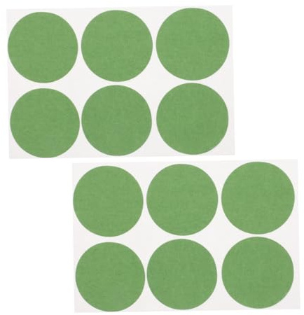 BESPORTBLE 2 Feuilles Patchs de Réparation Autocollants pour Billard Résistants avec Adhésif Puissant pour Réparation Rapide de Table de Snooker et Billard
