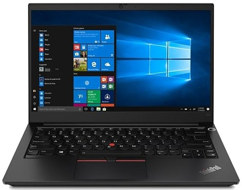 Lenovo ThinkPad E14 3rd Gen Business Laptop, 14 FHD Notebook, AMD Ryzen 5 5500U, 16GB RAM, 512GB SSD, QWERTY Keyboard, Windows 11 Pro (Renewed)