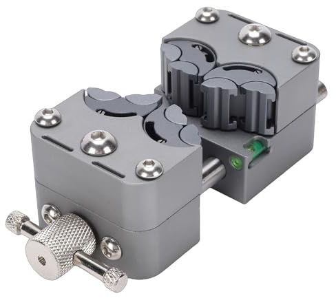 Cuifati Fractal Vise Drill Press Vise, Mini Bench Clamp, 3.54 Jaw Opening Self - Adjusting Smart Fractal, Multi - Jaw Design for DIY, Crafts, Jewelry Making, Repair (Stainless Steel Chuck)