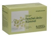 Sidroga Fenchel-Anis-Kümmel – bewährte Heilpflanzenmischung bei Völlegefühl, Blähungen & Magenkrämpfen - 100% pflanzlich - 20 Teebeutel à 2 g
