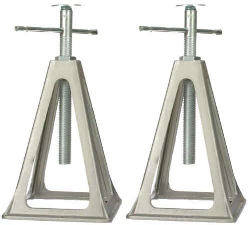 Camco 44561 olympisk aluminium-stackvagn, stabiliserar och jämnar ut din husbil eller husbil – 2 stycken
