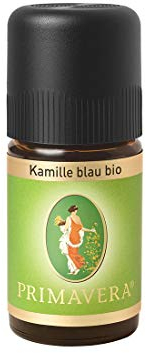 PRIMAVERA Ätherisches Öl Kamille blau bio 5 ml - Aromaöl, Duftöl, Aromatherapie - entzündungshemmend, beruhigend - vegan