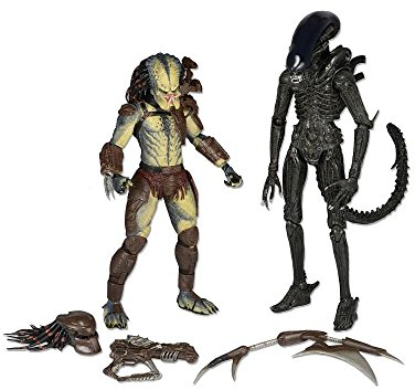 Predator Renegade vs Big Chap Alien Deluxe Action-Figuren, 2 Stück