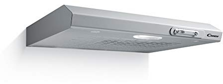 CFT610/3S Candy 60cm Standard Under Cabinet Kitchen Cooker Hood -SILVER