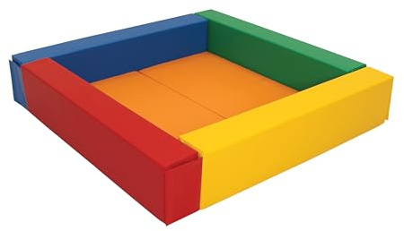 IGLU Soft Play Ball Pit en Mousse pour Enfant | Mousse Firm Step | Cuir Végan | Certifié CE | Structure Rigide et Stable | Facile à Nettoyer
