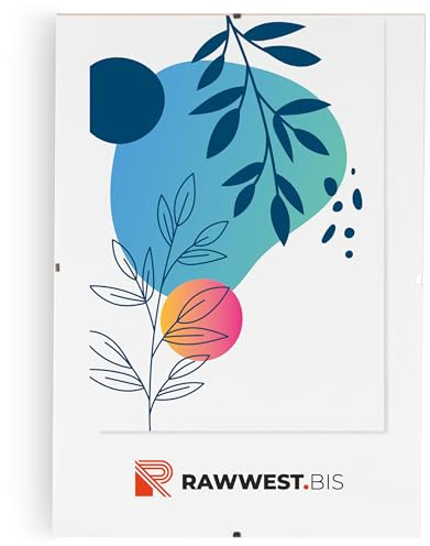 RAWWEST.BIS Rahmenloser Bilderrahmen 35x100 cm Rahmen für Fotos Poster