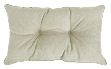 POKAR Rückenkissen Stuhlkissen Rückenlehne für Stuhl Rattanmöbel Gartenmöbel Kissen Outdoor Rückenpolster Lounge Polster 70x40x10 cm, Beige