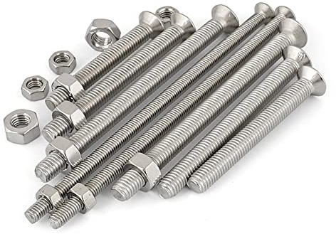 5-teiliges Senkkopfschrauben-Set aus 304 Edelstahl, M5 x 120 mm.