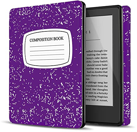 TNP Hülle für Kindle 10. Generation 2019 J9G29R, Schutzhülle Case für Amazon Kindle eReader 6-Zoll, mit Auto Einschlafen/Aufwachen Funktion, Ultradünne Cover für eBook Reader, Violett